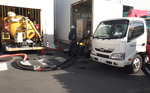 下水道の管更生、補修工事